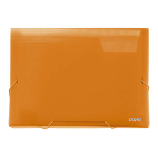 Dohe Clasificadores Acordeon de 13 Departamentos - Tamaño A4 Apaisado - Fabricados en Polipropileno Translucido de 700 Micras