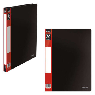 Dohe Carpetas con Fundas Din A4 - Tapa de Polipropileno Opaco - Bolsillo en Lomo - Fundas Transparentes Soldadas - Bolsa Indivi