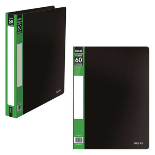 Dohe Carpetas con Fundas Din A4 - Tapa de Polipropileno Opaco - Bolsillo en Lomo - Fundas Transparentes Soldadas - Bolsa Indivi