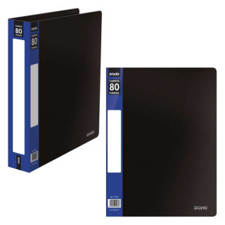 Dohe Carpetas con Fundas Din A4 - Tapa de Polipropileno Opaco - Bolsillo en Lomo - Fundas Transparentes Soldadas - Bolsa Indivi