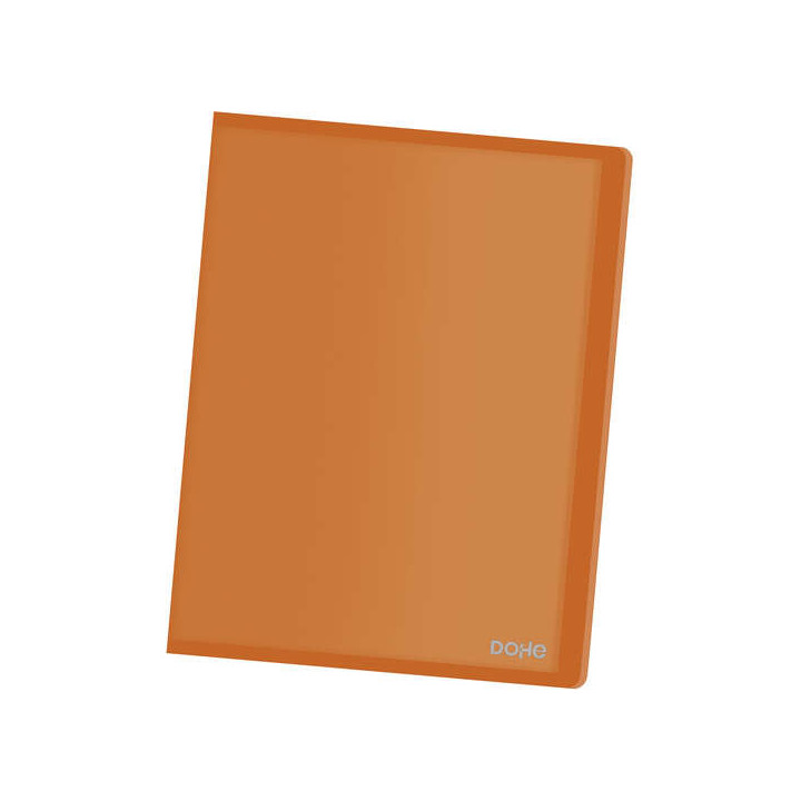 Dohe Carpetas con Fundas Din A4 - Tapa Flexible de Polipropileno - Fundas Transparentes Soldadas - Organiza Tus Documentos con