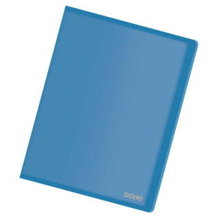 Dohe Carpetas con 40 Fundas en Tamaño A4 - Tapa Flexible de Polipropileno Translucido - Fundas Transparentes Soldadas al Lomo