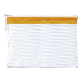 Dohe Bolsa Cremallera PVC - 32x24cm - Ideal para Documentos A4