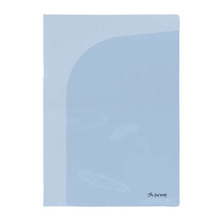 Dohe Dossier Doble de Dos Bolsillos Internos - Tamaño A4 - Fabricado en Polipropileno Translucido - con Bolsas Interiores para