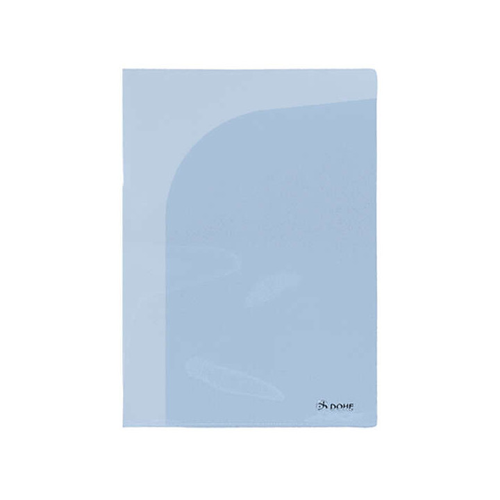 Dohe Dossier Doble de Dos Bolsillos Internos - Tamaño A4 - Fabricado en Polipropileno Translucido - con Bolsas Interiores para