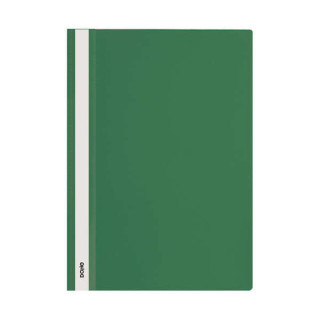 Dohe Dosier con Fastener de Polipropileno - Tamaño A4 - Cubierta Transparente y Trasera Opaca - Ideal para Organizar Documento