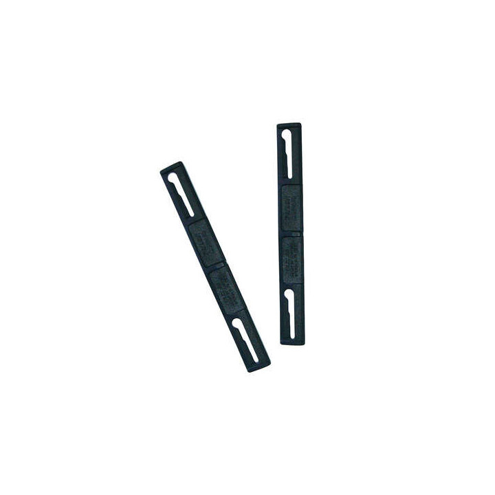 Dohe Pack de 12 Compresores de Plastico para Documentos - Perfecta Sujecion en Carpetas de Anillas