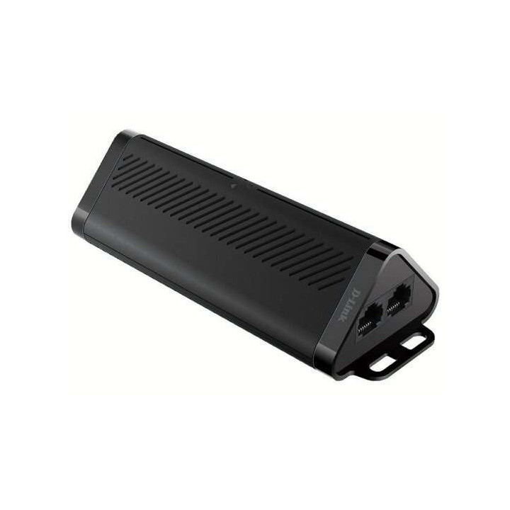 D-Link Extensor PoE hasta 500m - 2 Puertos Gigabit - Diseño Resistente - Color Negro