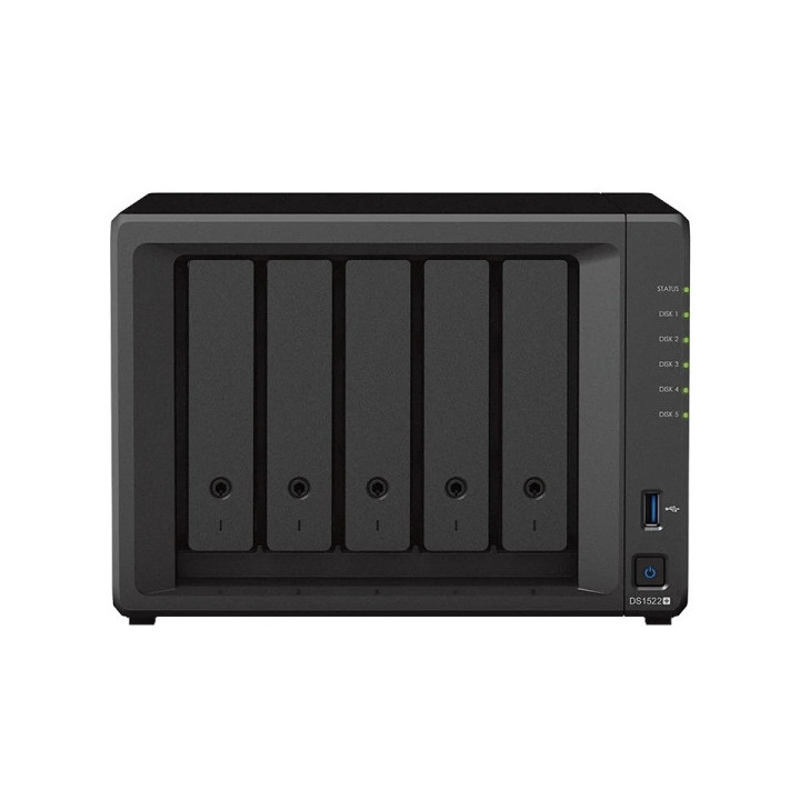 Synology DiskStation DS1522+ NAS 8GB - 5 Bahias - Procesador AMD