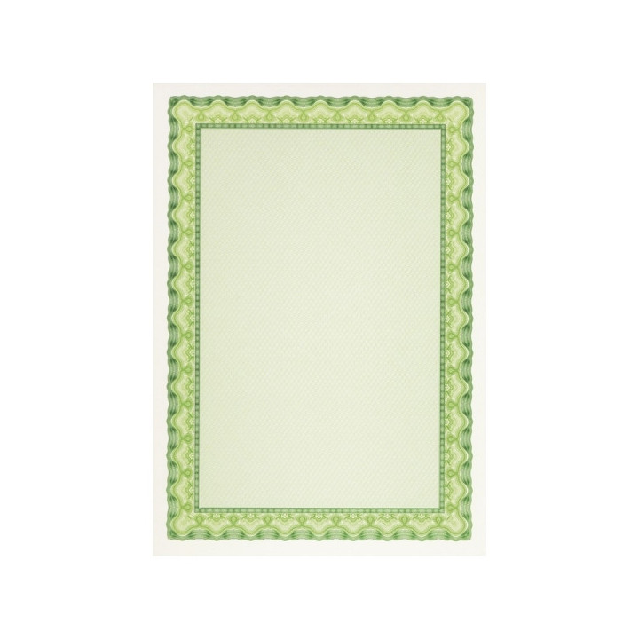 Apli Pack de 70 Hojas de Papel Certificado - Diseño de Concha - 115gr - Compatible con Impresoras Inkjet