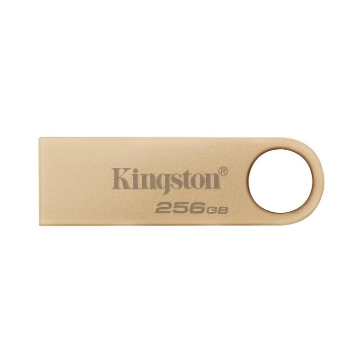 Kingston DataTraveler SE9 G3 Memoria USB-A 3.2 Gen 1 256GB - 220 MB/s en Lectura - Diseño Metalico - Color Oro (Pendrive)