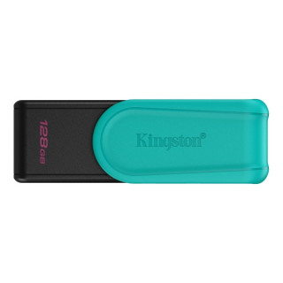 Kingston DataTraveler Exodia Memoria USB 128GB - USB 3.2 Gen 1 - Tapa Giratoria - Color Turquesa