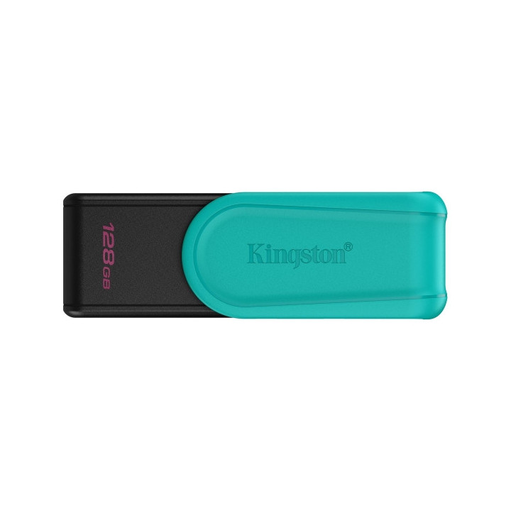 Kingston DataTraveler Exodia Memoria USB 128GB - USB 3.2 Gen 1 - Tapa Giratoria - Color Turquesa