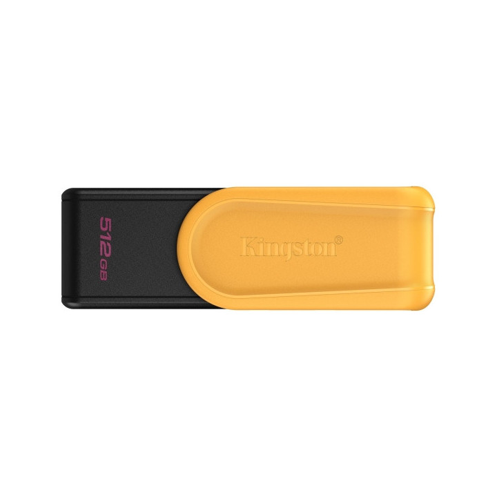 Kingston DataTraveler Exodia Memoria USB 512GB - USB 3.2 Gen 1 - Tapa Giratoria - Color Amarillo