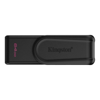 Kingston DataTraveler Exodia Memoria USB 64GB - USB 3.2 Gen 1 - Tapa Giratoria - Color Negro