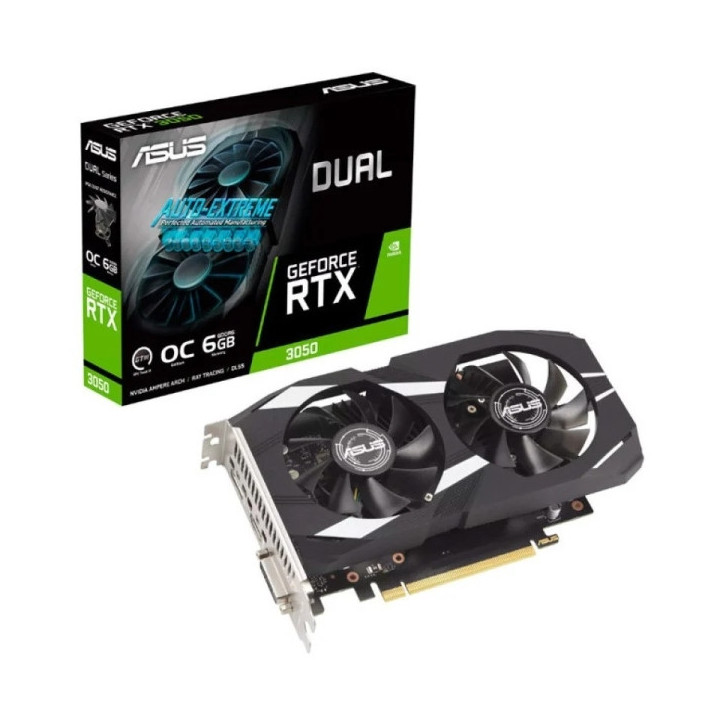 Asus Dual GeForce RTX 3050 OC Edition Tarjeta Grafica 6GB GDDR6 - HDMI