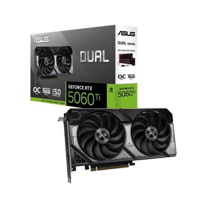 Asus Dual GeForce RTX 5060 TI OC Edition Tarjeta Grafica 16GB GDDR7