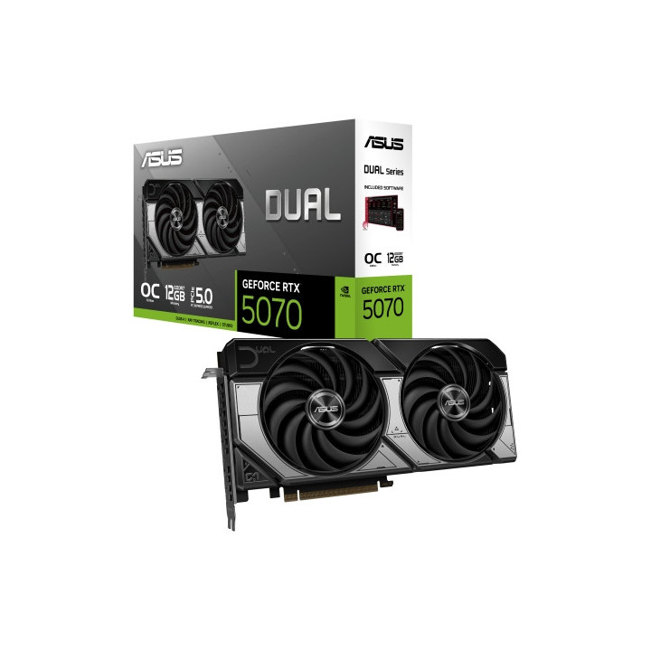 Asus DUAL GeForce RTX 5070-O12G Tarjeta Grafica 12GB GDDR7