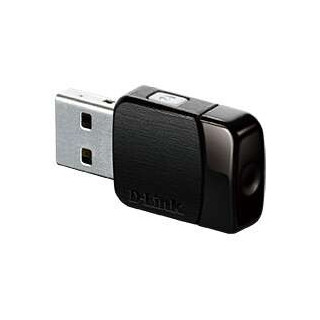 D-Link Adaptador USB WiFi Inalambrico AC600 - Hasta 433Mbps - MU-MIMO - WPS