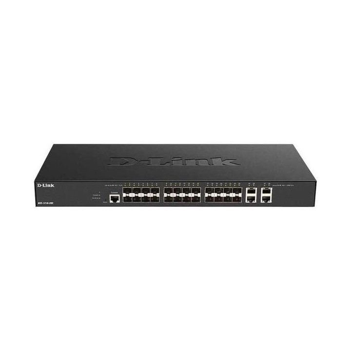 D-Link Switch Gestionable L2 24 Puertos Gigabit 10G SFP+ + 4 Puertos 10G