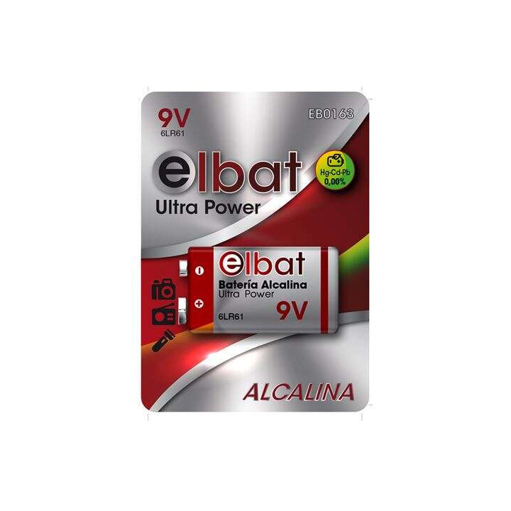 Elbat Pila Alcalina 6LR61/9V