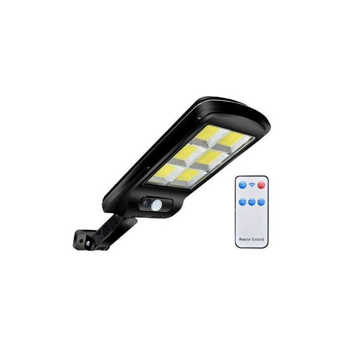 Elbat Cob Farola Led Solar - 4500LM - Luz Fria 6500K - Sensor de Movimiento