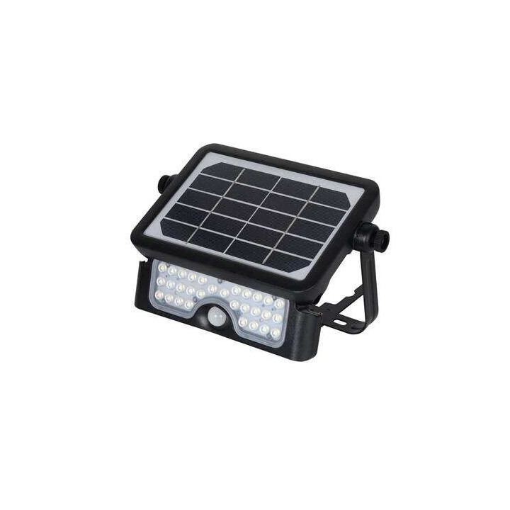Elbat Foco Led Solar Multifuncion 5W - 500LM - Luz Fria 6000K - Sensor de Movimiento