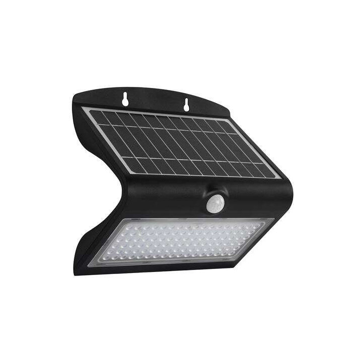 Elbat Aplique Led Solar Doble Iluminacion 8W - 850LM - Luz Fria 6000K - Luz Calidad 3000K - Sensor de Movimiento
