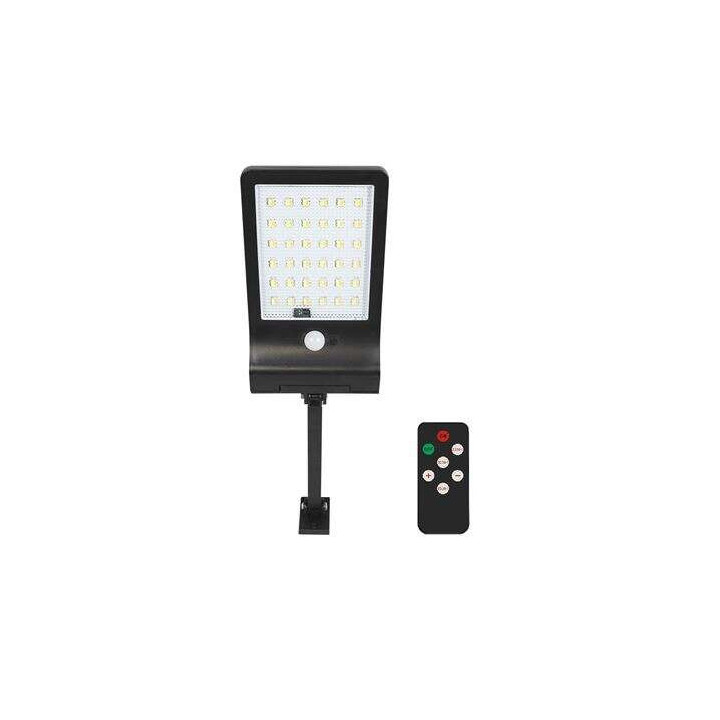 Elbat Farola Led Solar - 350LM - Luz Regulable 3000K/4000K/6500K - Bateria 1800mah - Sensor de Movimiento - Control Remoto