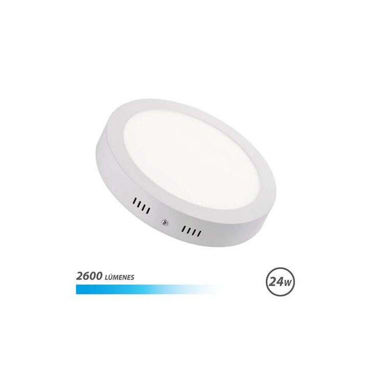 Elbat Downlight de Pared LED 24W 2600lm - Forma Circular 305mm - 6500K Luz Fria