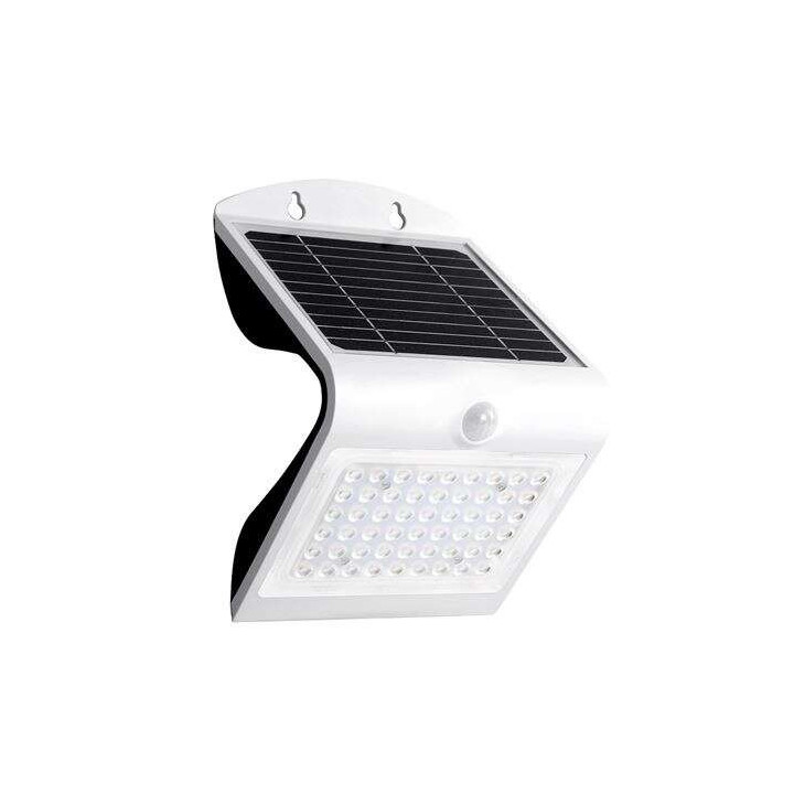 Elbat Aplique LED Solar - 4W - 500lm - Doble Iluminacion - Color Blanco