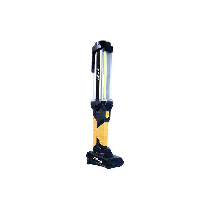 Elbat Linterna LED Recargable - Gancho e Iman - Cob + LED 10W 800LM - Color Negro