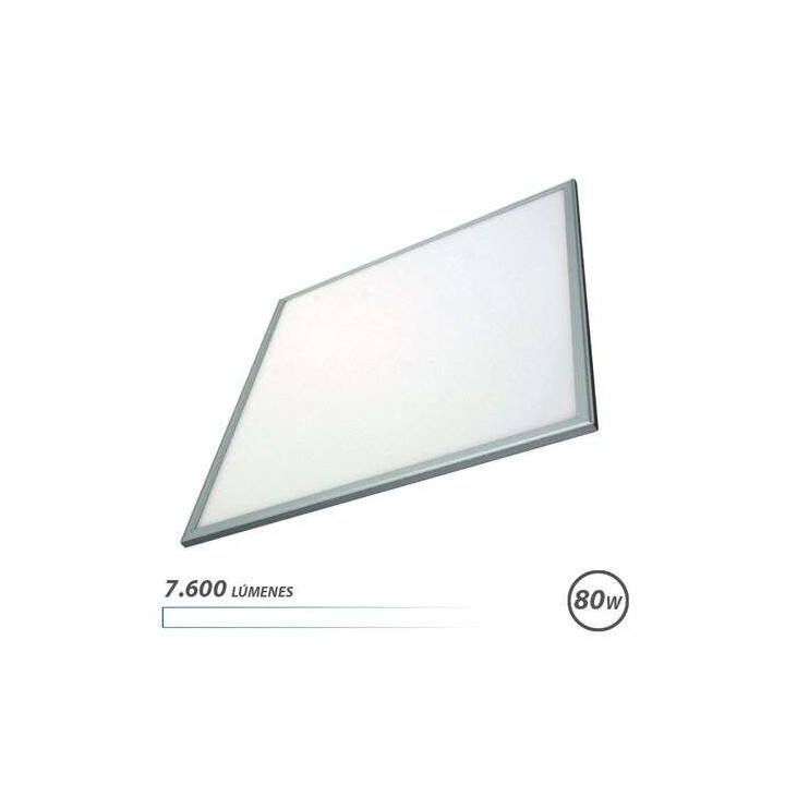 Elbat Panel LED 60x60 80W 7600LM - Luz Blanca - Alto Brillo - Ahorro de Energia - Facil Instalacion