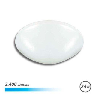 Elbat Lampara LED de Techo - Potencia: 24W - Lumenes: 2400 - Luz Fria: 6500K - Ac 175-265V - Diametro: 35cm - Angulo: 180º - 3
