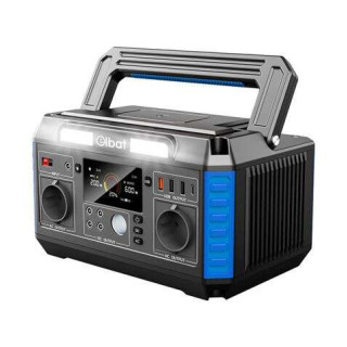 Elbat Generador de Energia Portatil - 600W - Bateria de Litio - Display LED - Carga Solar - Accesorios Incluidos - Puertos de S