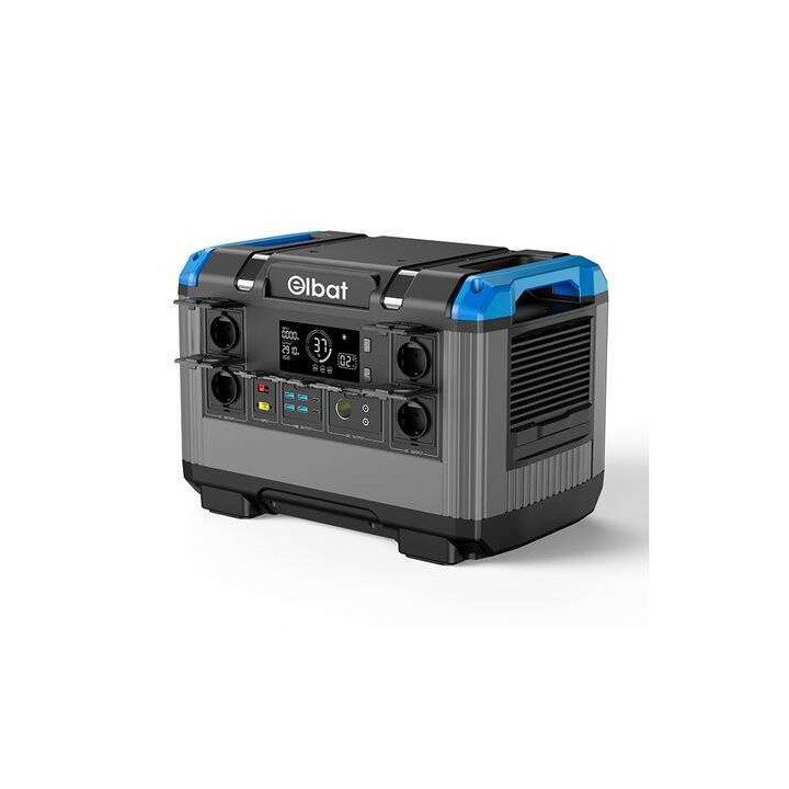 Elbat Generador de Energia Portatil - 2400W - Bateria de Litio de 630.000Mah - Proteccion Contra Cortocircuito