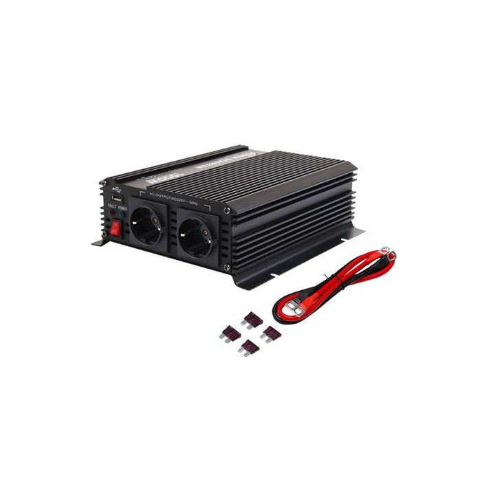 Elbat Convertidor de Corriente 1000W - Color Negro