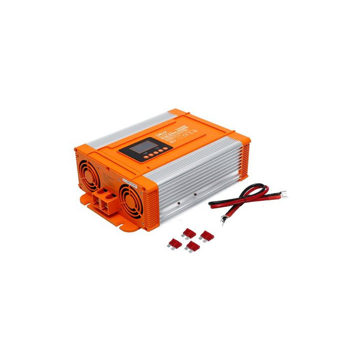 Elbat Convertidor de Corriente Onda Pura con Pantalla LCD 1200W - Color Varios