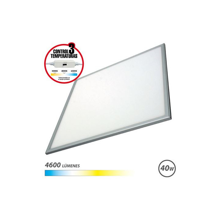 Elbat Panel LED 60x60 40W - 4600Lm - Selector 3 Temperaturas - Color Blanco