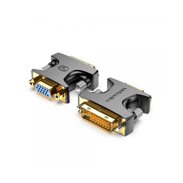 Vention Adaptador DVI Macho a VGA Hembra - Color Negro