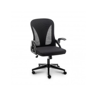 Urban Factory Ergo Silla de Oficina Ergonomica - Respaldo de Malla - Respaldo Plegable - Color Negro