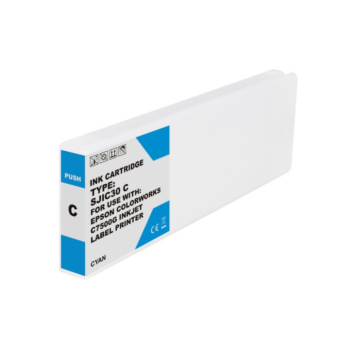 Epson SJIC30P Cyan Cartucho de Tinta Pigmentada Generico - Reemplaza C33S020640/SJIC30P(C)