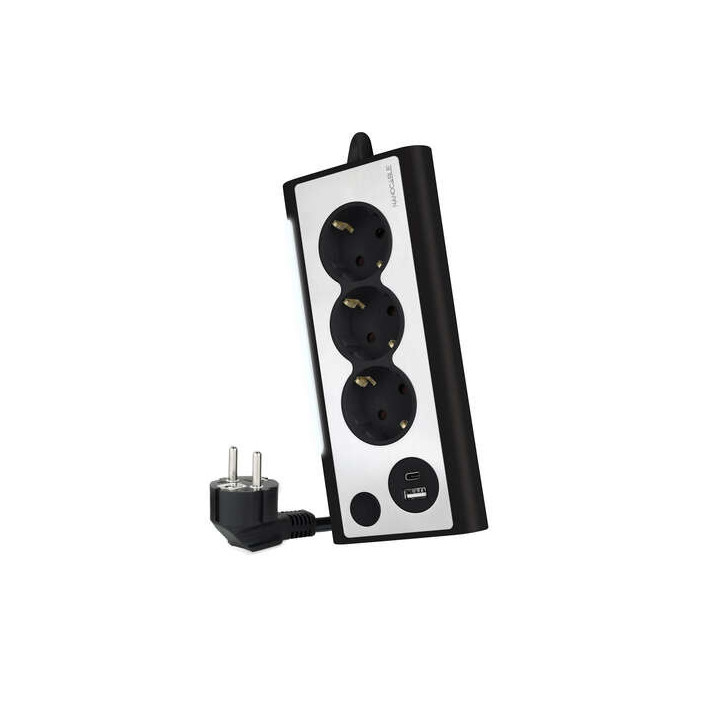 Nanocable Regleta de Sobremesa con 3x Shuckos