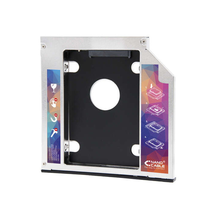 Nanocable Adaptador de Disco Duro de 7.0 mm para Unidad Optica de 9.5 mm en Portatil