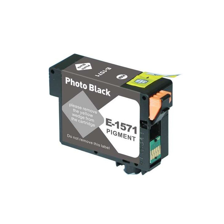 Epson T1571 Negro Photo Cartucho de Tinta Pigmentada Generico - Reemplaza C13T15714010