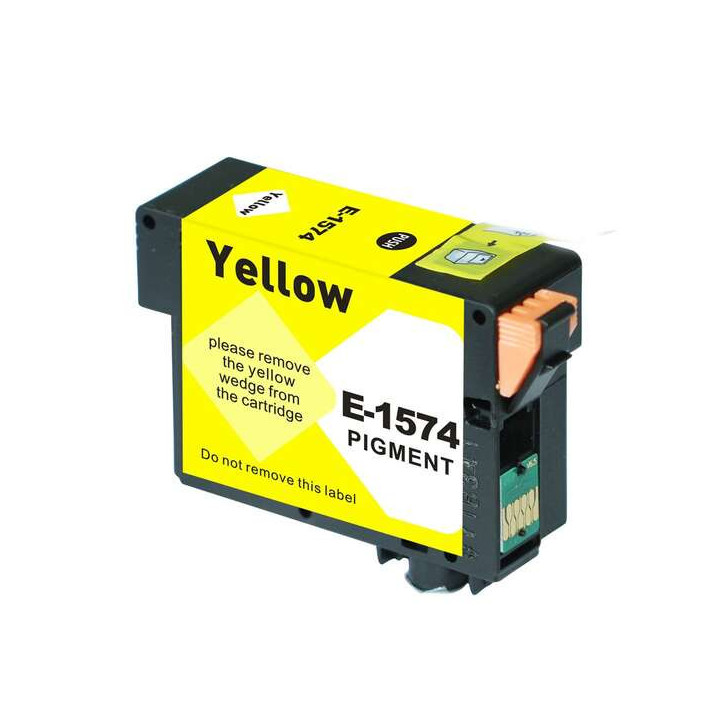 Epson T1574 Amarillo Cartucho de Tinta Pigmentada Generico - Reemplaza C13T15744010