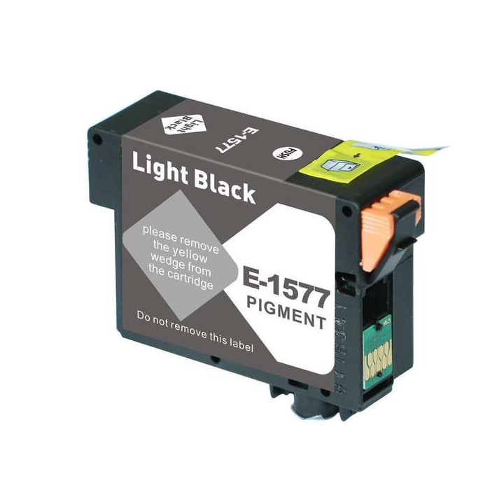 Epson T1577 Negro Light Cartucho de Tinta Pigmentada Generico - Reemplaza C13T15774010