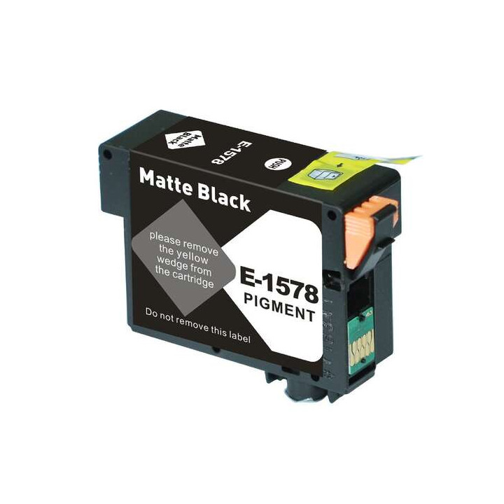 Epson T1578 Negro Mate Cartucho de Tinta Pigmentada Generico - Reemplaza C13T15784010