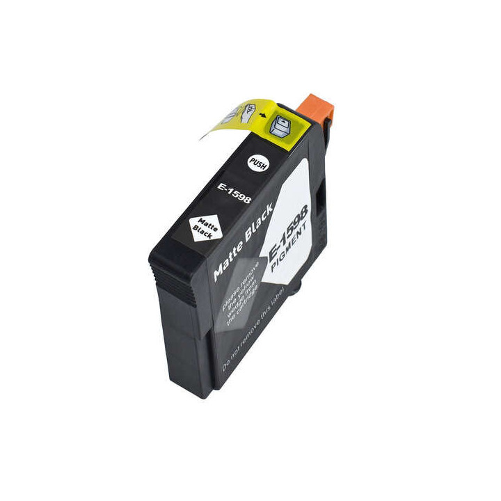 Epson T1598 Negro Mate Cartucho de Tinta Pigmentada Generico - Reemplaza C13T15984010