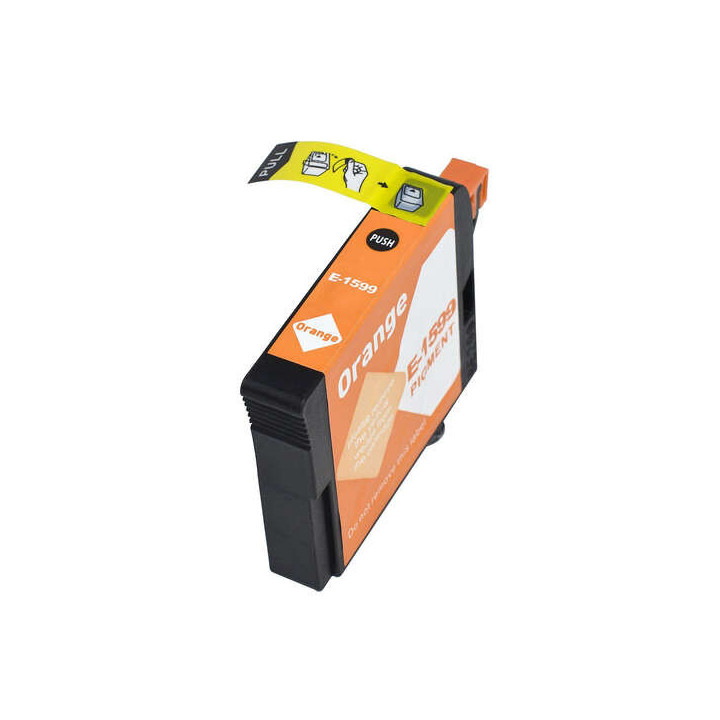 Epson T1599 Naranja Cartucho de Tinta Pigmentada Generico - Reemplaza C13T15994010